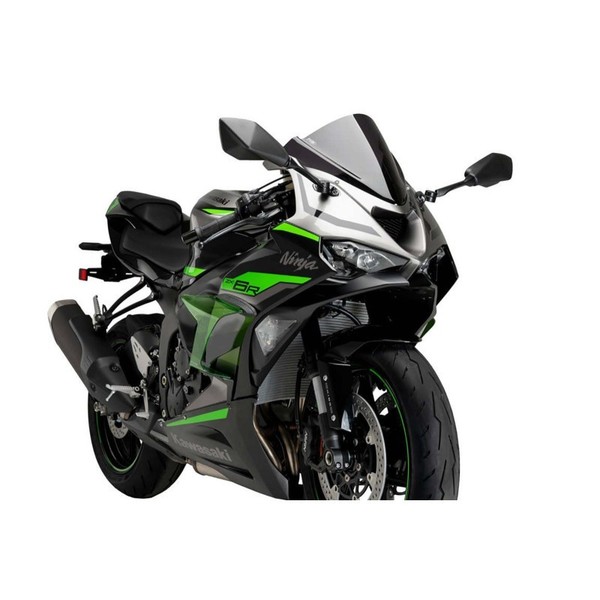 Puig Downforce Race Seitenspoiler Kawasaki ZX-6R Ninja 24-25 Grun-image