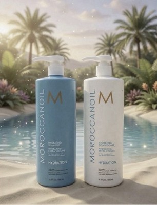 Moroccanoil HYDRATING Shampoo & Conditioner 16.9 oz DUO
