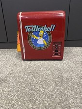 Wesco the Simpsons Mini Fridge Red, Vintage Duff Beer 2002