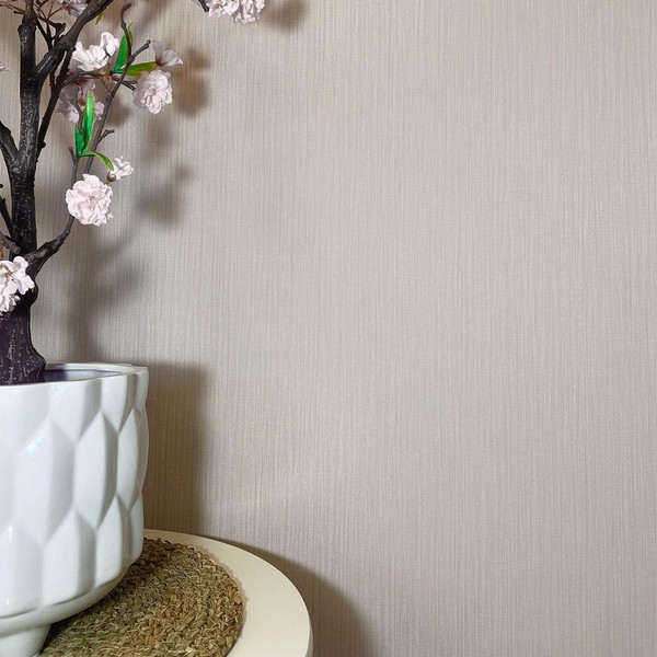 Belgravia 2165 Suki Beige Struktur Tapete Mit PräGung Uni Textur-image