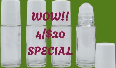 4/$20 ANY 4 (5mL)  Roll On Scents  4/$20 MUST ADD 4 SCENTS IN CART FOR DISCOUNT