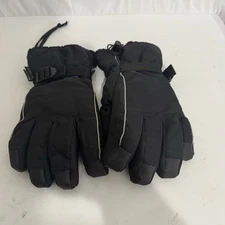 Bec-tech Thinsulate Insulated Motorcycle/Ski Gloves Winter Black White Large