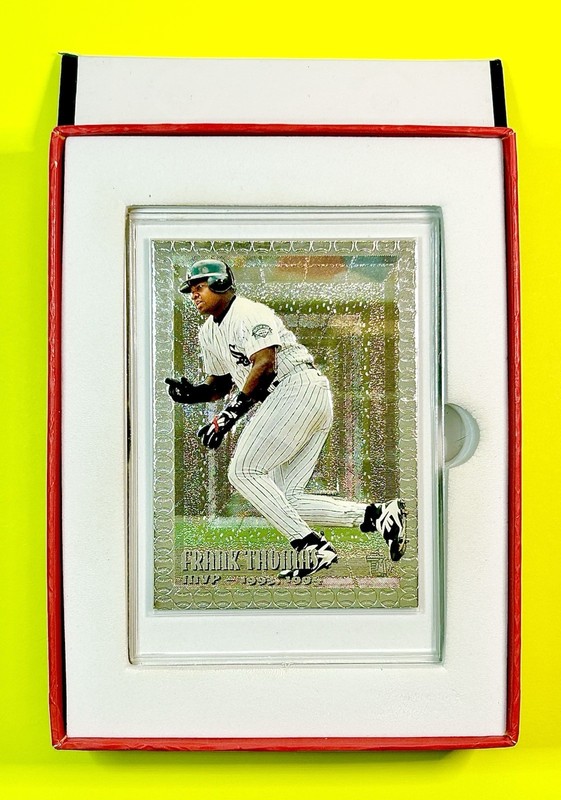 1995 Topps Embossed Frank Thomas SILVER EMBOSSED SP - White Sox - HOF SP