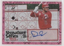 2019 Panini Donruss Signature Series Pink Firework David Fletcher Auto 1u6
