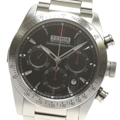 TUDOR Fast rider 42000 Chronograph Black Grey Dial Automatic Men's Watch_826170