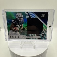 2019 Phoenix Josh Jacobs RC, Player Worn Patch Numbered 3/10