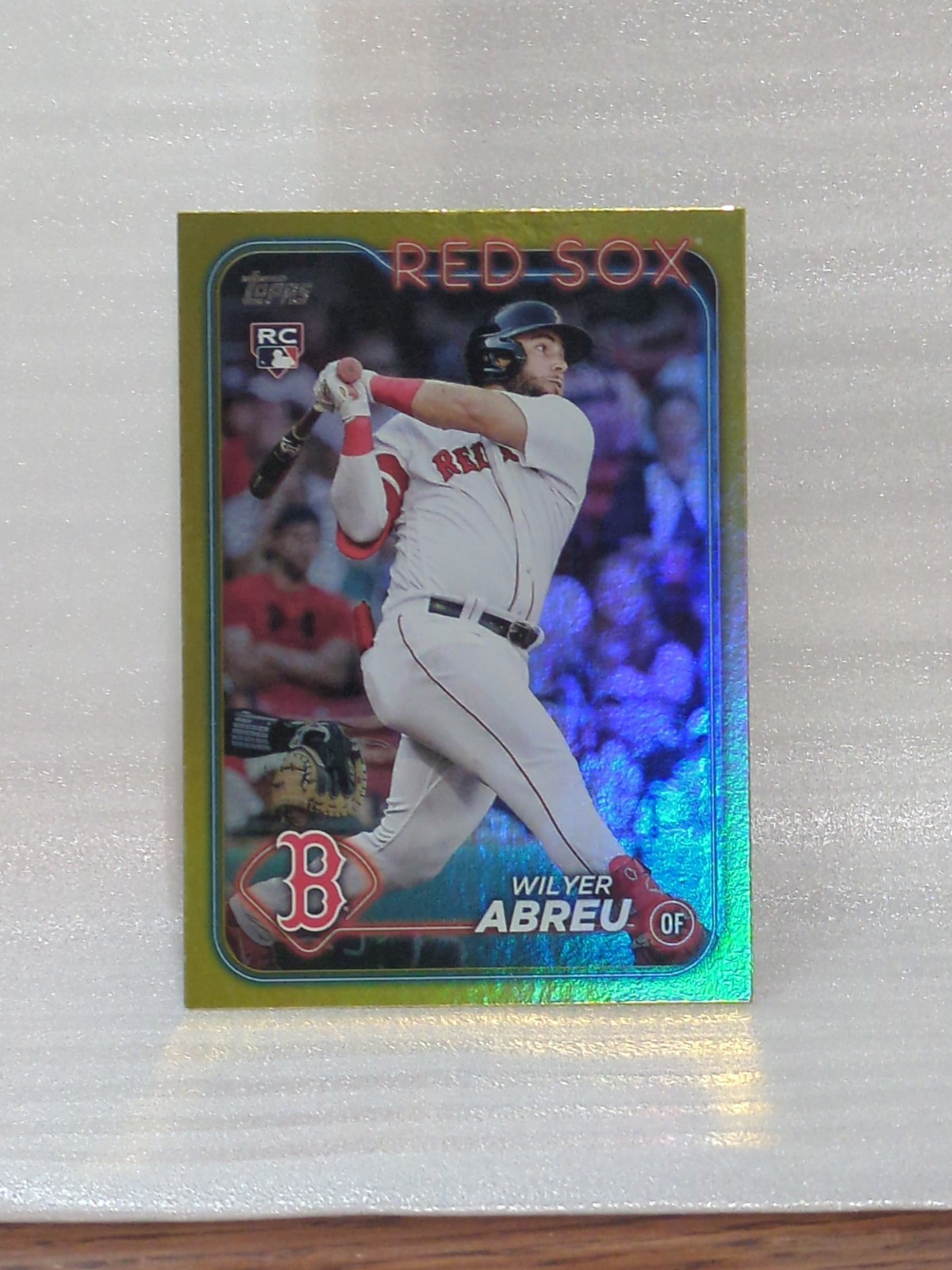 WILYER ABREU 2024 Topps Series 2 #672 Gold Foil Parallel Rookie RC RARE! Red Sox