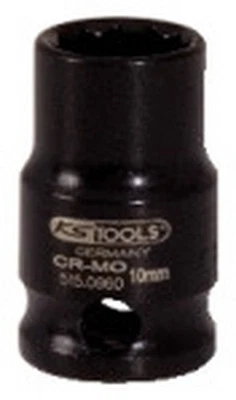 KS Tools 3/8" 12-kant-Kraft-Stecknuss, kurz, 10 mm - 515.0960 - Bild 1 von 3