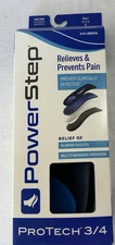 Power Step Protech 3/4 Length Insoles, Size E, Men's  11/11.5