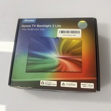 Govee TV Backlight 3 Lite Envisual Technology Fish Eye Sync 75-85  TV RGBICW
