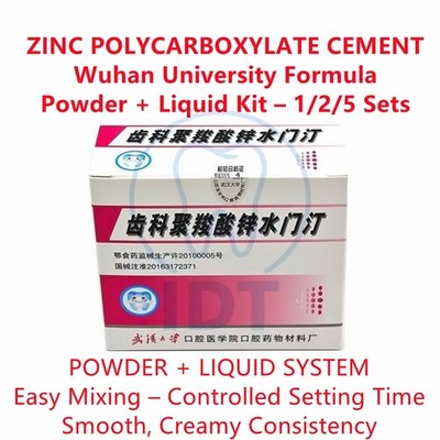 Zinc Polycarboxylate Cement Dental, Wuhan University Temporary Luting