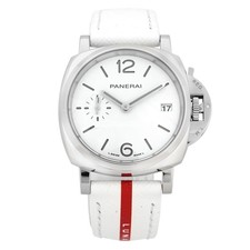 PANERAI Luminor Due Luna Rossa PAM01306 Automatic White Dial Unisex Warranty 2