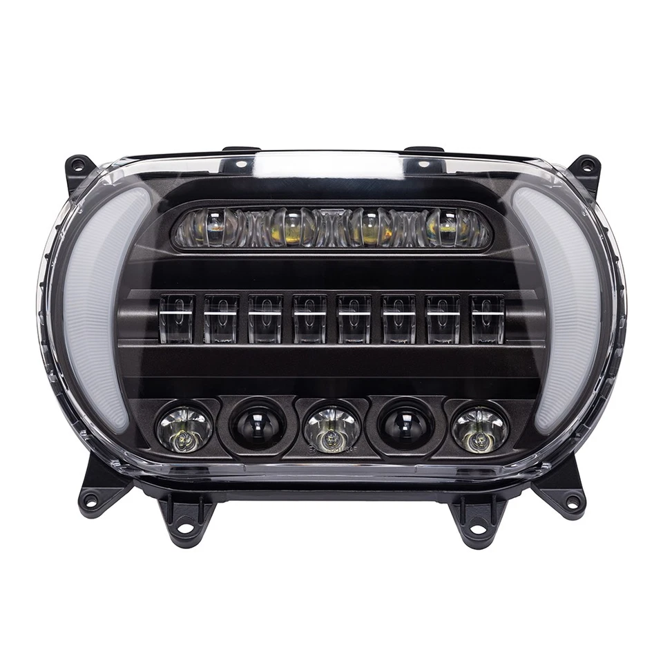 Faro LED "ATTACK" Wicked Red para Harley Road Glide FLTR 15-21 Foto 4 de 4