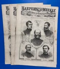 1862 3 Harper's Weekly Newspapers Civil War Fredericksburg and more