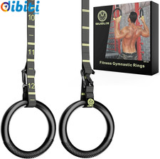 Anelli Da Ginnastica Con Cinghie Regolabili, Anelli per Trazioni Antiscivolo Con
