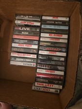 Vintage 31 Cassette Classic Rock Lot