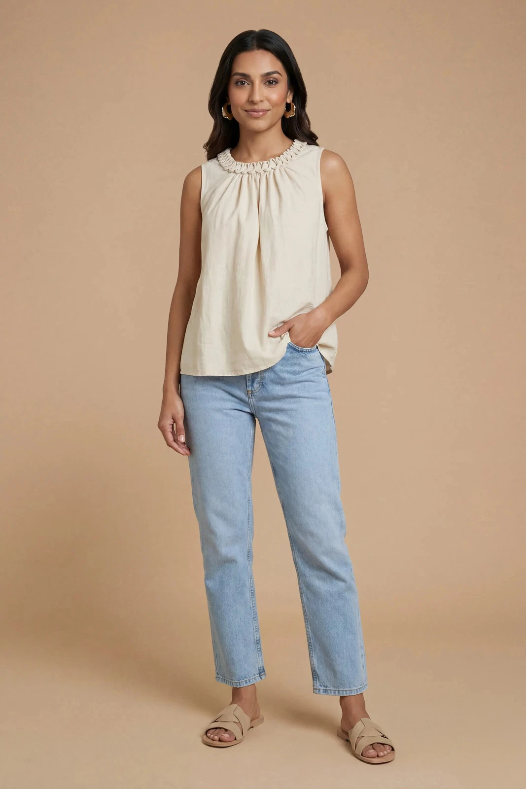 Dorothy Perkins Cream Top Womens Daywear Tops
Opens in a new window or tab