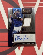 Alejandro Kirk 2022 Select Signature Rookie Auto Relic Jersey #’d/299 Blue Jays