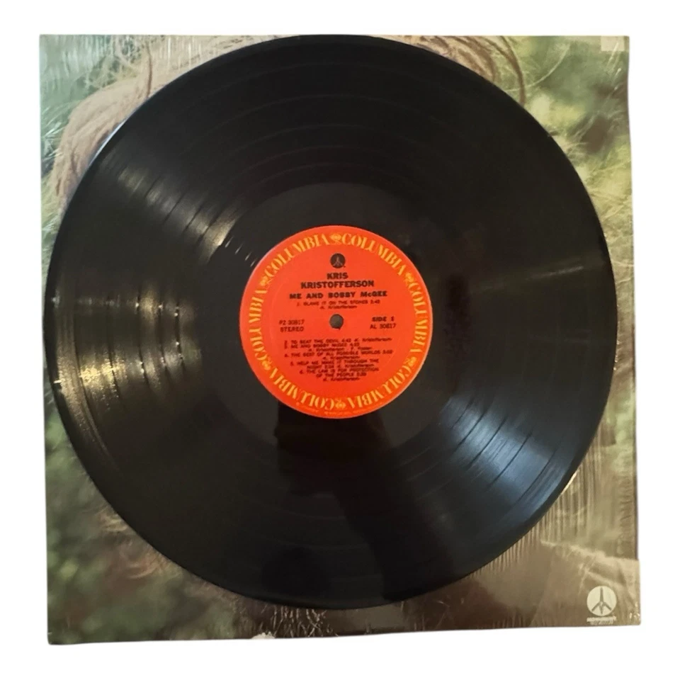 Kris Kristofferson-“Me And Bobby McGee” Vinyl LP Monument Records 1971 - Image 3 of 3
