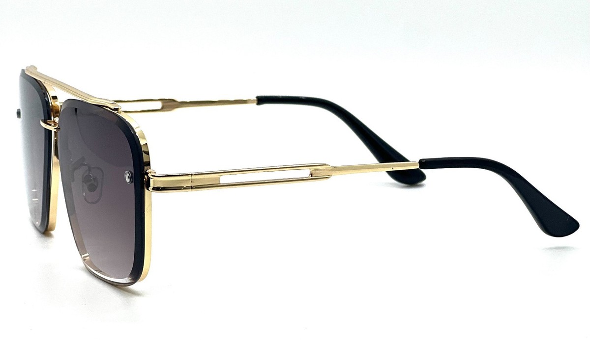 Brown Lens Retro Vintage Classic Style Sunglasses Eyeglasses 