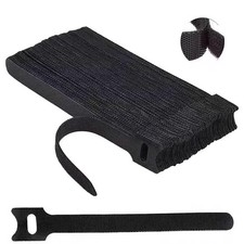 60PCS Reusable Cable Ties 8 Inch Adjustable Hook Loop Cord Organizer Straps