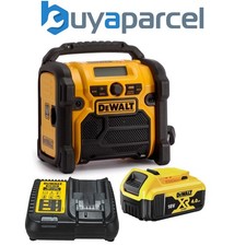 Dewalt DCR020 240v XR Compact DAB Digital Radio + 4.0AH 18v Battery + Charger