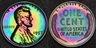 1957 PROOF Lincoln 1 One Cent STUNNING MONSTER Rainbow Toning (53-2)