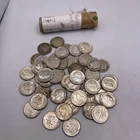 50-Roosevelt Silver Dimes 1946 To 1964 Mixed Dates Nice Lot #111