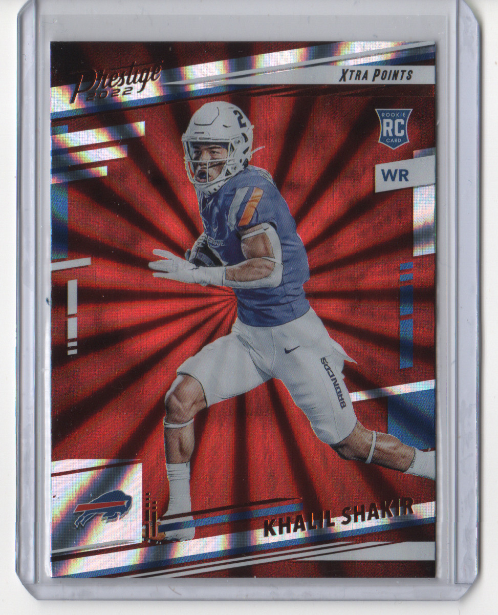 KHALIL SHAKIR 2022 Prestige SUNBURST XTRA POINTS ROOKIES #330 BUFFALO BILLS