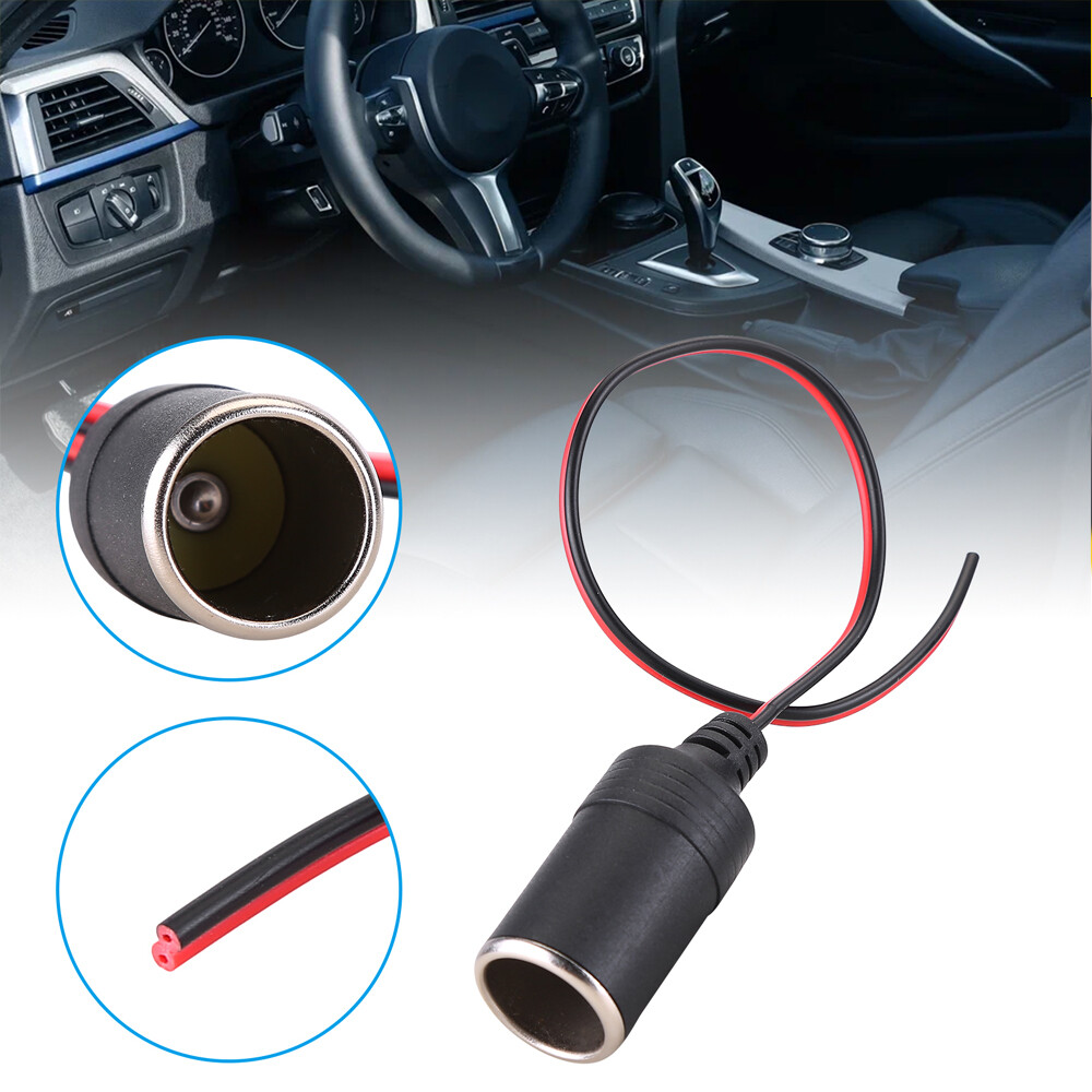 12V/24V Car Cigarette Lighter Charger Adapter Cable Female Socket Plug Connector. Available Now for $2.77