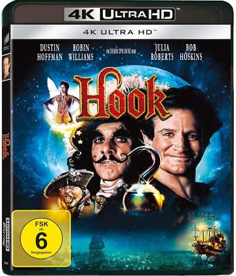 HOOK (Dustin Hoffman, Robin Williams, Julia Roberts) 4K Ultra HD NEU+OVP