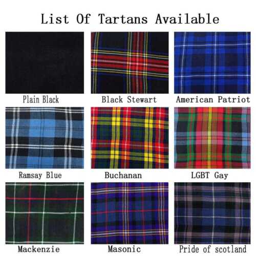 Escocés 5 Yardas Tartán Kilt Highland Tradicional Ropa Informal 13oz Kilts Para Hombres - Imagen 6 de 10