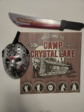 Jason Vorhees Friday The 13th Halloween Cosplay Hockey Mask Silver