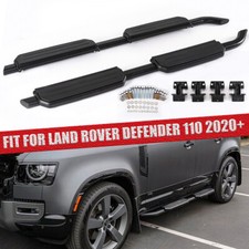 2Pcs Side Step Nerf Bar Running Board Fits for Land Rover Defender 110 2020-2026