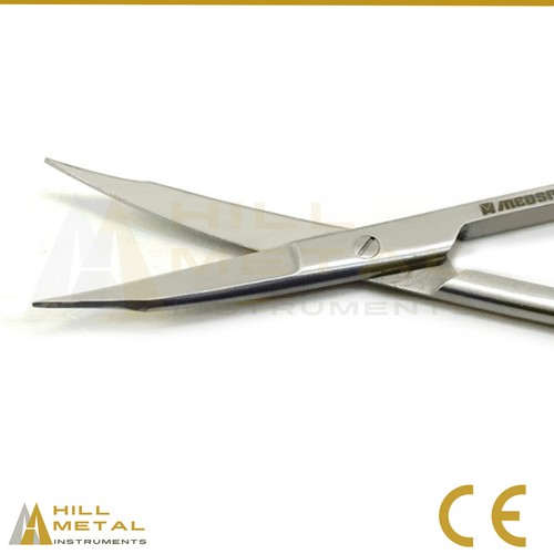 Goldman FOX Scissor CURVED+STRAIGHT Set Dental Trimming Tissues,Cutting Suture - Picture 8 of 9