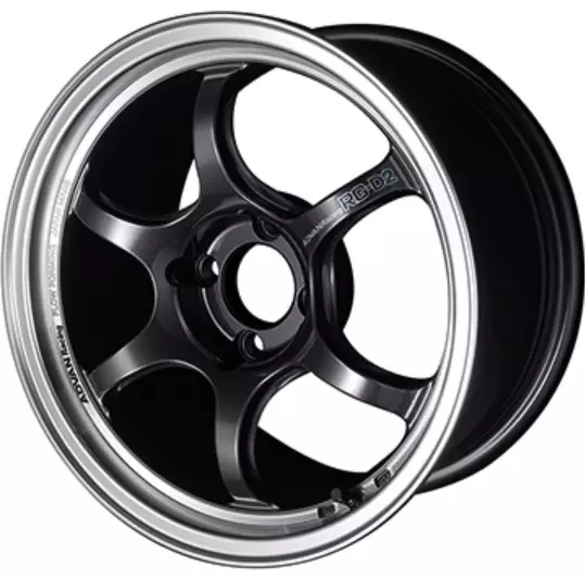 YOKOHAMA ADVAN Racing RG-D2 15x6.0J +45 Black set of 4 for HONDA CIVIC EF/EG/EK