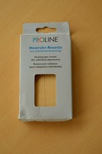 Heizrohr-Rosette in Ahorn lackiert