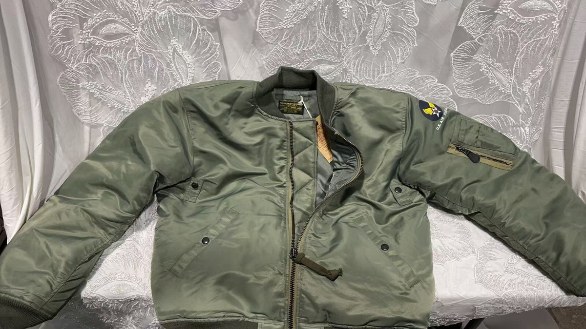 BRONSON MFG. CO. 1950s USAF Type MA-1 Flight Jacket B-1 | eBay