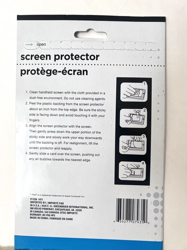 2-Pack Transparent Matte Screen Protector iPad Mini 1/2/3 - Picture 3 of 3