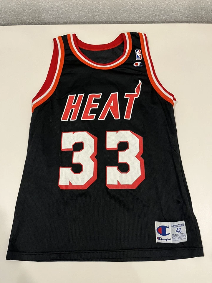 Camiseta masculina Black Champion Miami Heat Alonzo Mourning 40 M média - Imagem 2 de 4