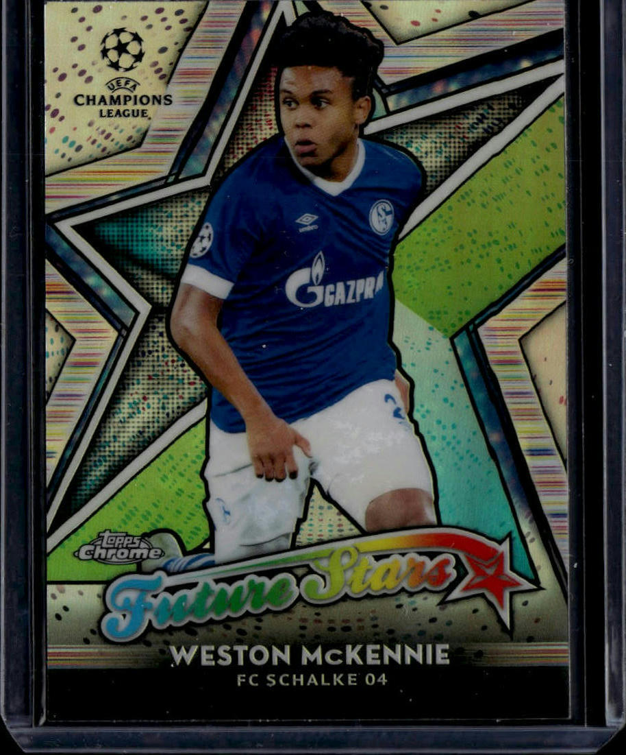 2018-19 Topps Chrome UEFA Champions League #FS-WM Weston McKennie Future Stars