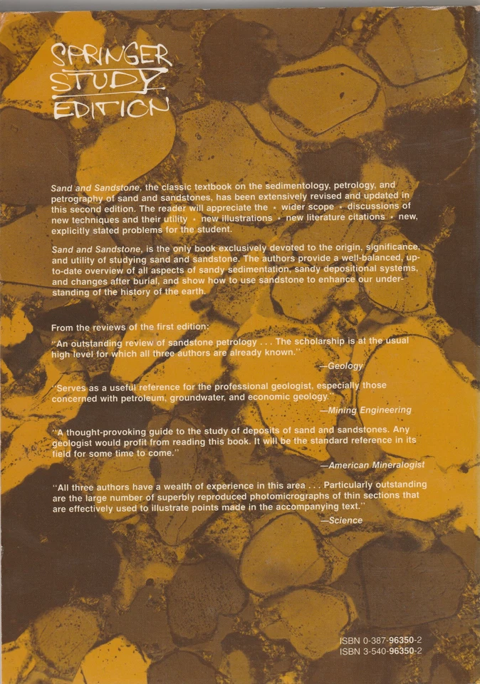 Sand and Sandstone F. Pettijohn   LC2  - Image 2 of 2