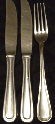 Lot Of 3 Arthur Krupp Glossy Outline Mixed Flatware Piece Lot