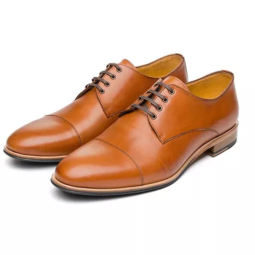 Gorgeous QUERO Hand Made Shoes The Filmore Brown Light Brown Leather 12