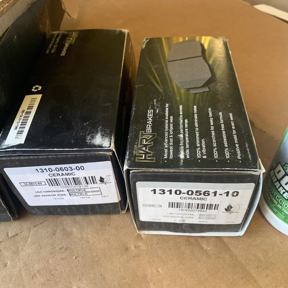 DFC 4 件套制动转子适用于 2001 - 2005 梅赛德斯 CLK320 C320 带陶瓷垫 — 第 3/4 张图片