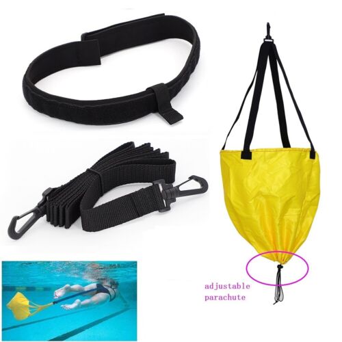 Parachute de natation traînante avec résistance réglable pour entraînement d - Photo 1/21