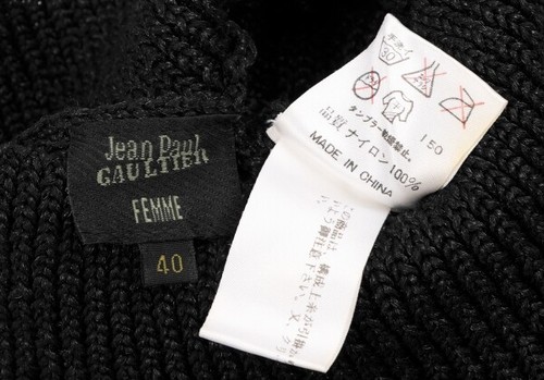 Jean-Paul GAULTIER FEMME Cable Sleeveless Lame Knit Top Size 40(K-132565) - Picture 12 of 12