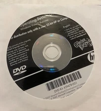 HP Hewlett Packard Operating System DVD Windows Vista Business 32-bit 439478-001