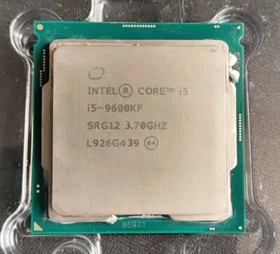 Intel Core i5 9600KF 3.7GHz 6 Core 9MB LGA1151 Cache i5-9600KF CPU