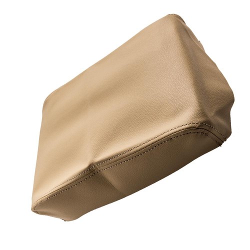 Cubierta de tapa de reposabrazos de consola central de cuero beige para Toyota Tacoma 2005-2015 - Imagen 4 de 12